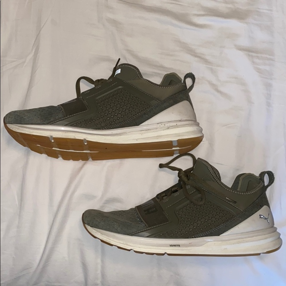 Puma Ignite Dark Green Shoes